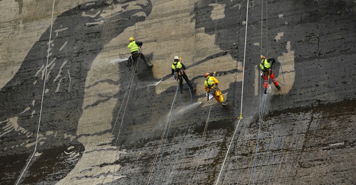 PGE tworzy nad Soliną jeden z największych ekologicznych murali na świecie