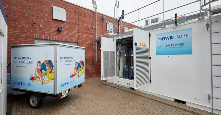 RWE testuje innowacyjny magazyn energii power-to-gas