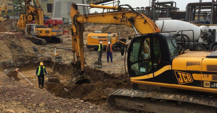 Rozpoczęto budowę fundamentów pod nową elektrociepłownię Fortum w Zabrzu