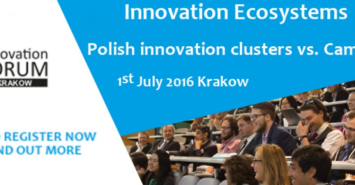 kierunekENERGETYKA.pl patronem medialnym Konferencji Innovation Ecosystems – Polish innovation clusters vs. Cambridge