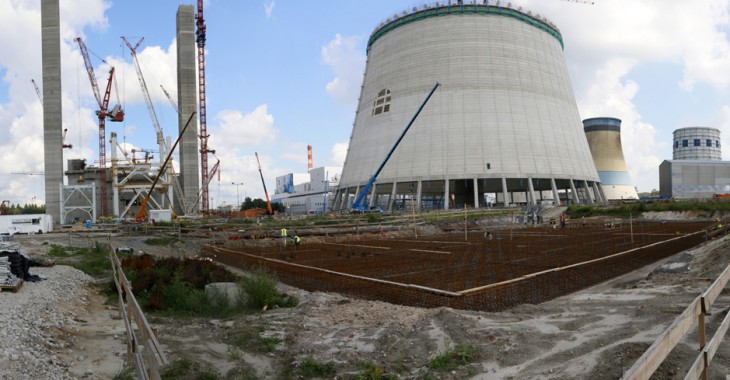 Lipiec na budowie bloku 910 MW w Jaworznie [ZOBACZ FILM]