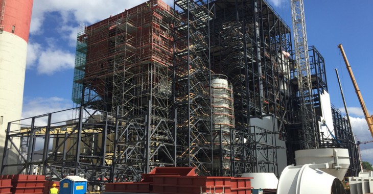 Budowa nowej elektrociepłowni Fortum w Zabrzu wkracza w decydującą fazę