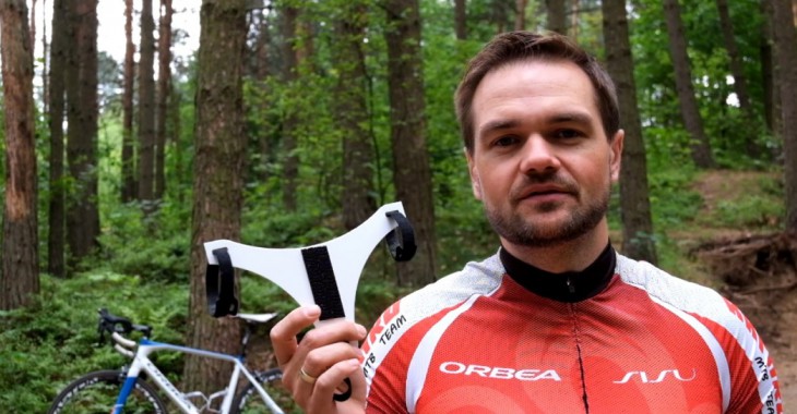 Zawodnik Rafako Orbea MTB Team twórcą prototypu rowerowego uchwytu dla numeru startowego
