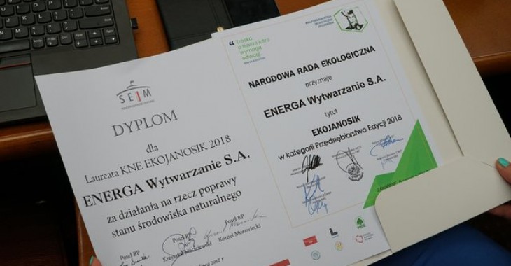 Energa Wytwarzanie z „Zieloną Wstęgą Polski”