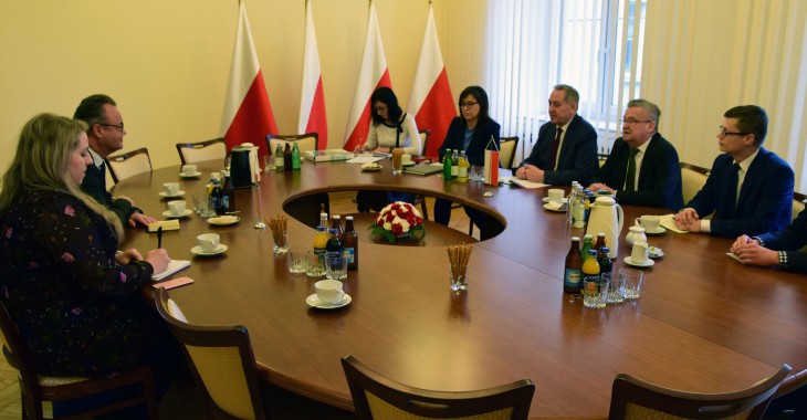 Spotkanie ministra Henryka Kowalczyka z ambasadorem Norwegii