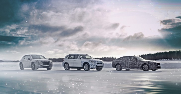 BMW prowadzi zimowe testy elektrycznych modeli iX3, i4 oraz iNEXT