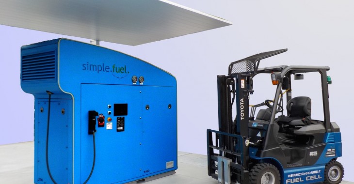 Nowa stacja tankowania wodoru w fabryce Toyoty produkuje wodór na miejscu z wykorzystaniem energii słonecznej