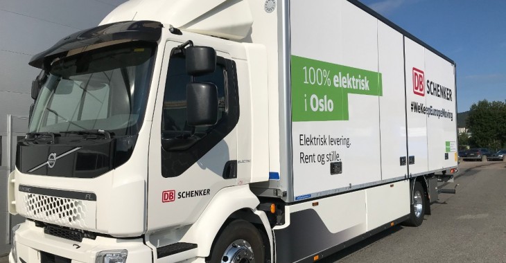 DB Schenker: w 100% elektryczna logistyka miejska  w Oslo z nową ciężarówką Volvo FL Electric