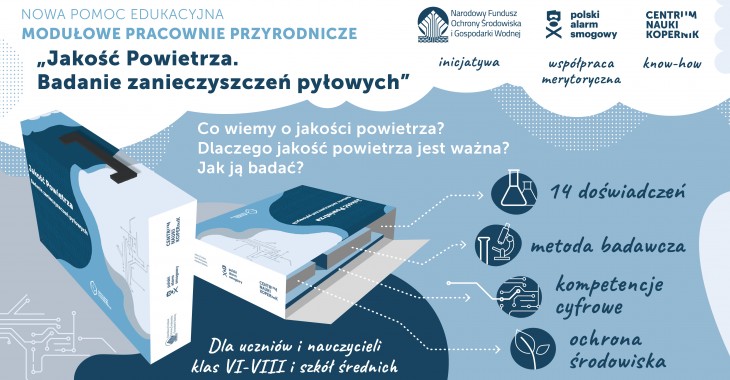 Uczniowie zbadają jakość powietrza. Umożliwi to nowoczesna pomoc edukacyjna, która powstała  z inicjatywy NFOŚiGW