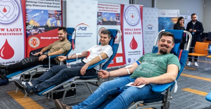 Blisko 265 litrów krwi oddanych przez krwiodawców z PGE GiEK w 2022 r.